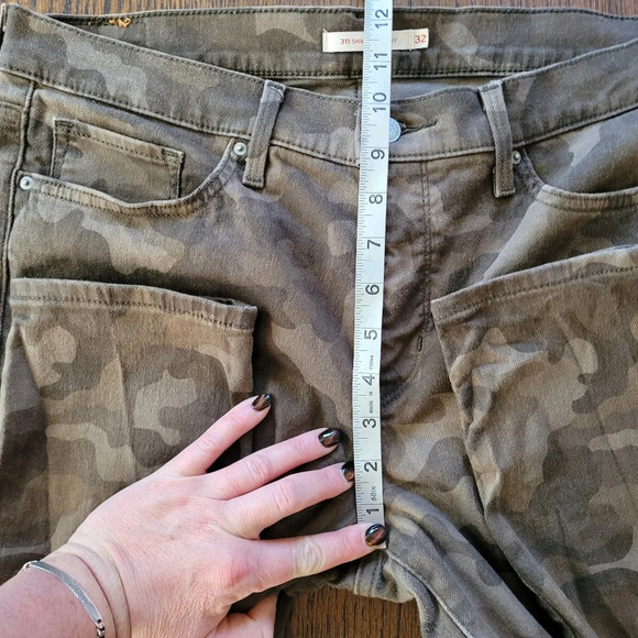 Levi's 311 Shaping Skinny Camouflage Jeans Size Women's 32x30 - Picture 8 of 13